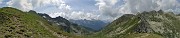 44 Panoramica al Passo di Publino (2368 m) verso Il Pizzo Zerna, la Valsambuzza, il Corno Stella